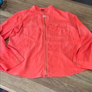Anne Klein Women's Coral Jacket/shirt